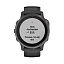 Купить часы Garmin Fenix 6S Sapphire серый DLC с черным ремешком