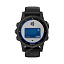 умные часы Garmin Fenix 5S Plus Sapphire черные с черным ремешком
