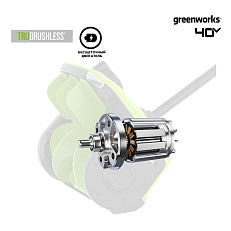 Greenworks GD40SS2, 40V с АКБ 4 А.ч. с USB + ЗУ 4А двойное