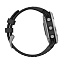 Купить смарт-часы Garmin Fenix 6 Solar серебристые с черным ремешком