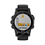 часы для бега  Garmin Fenix 5S Plus Sapphire черные с черным ремешком