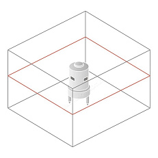 GeoMax Zone40 H basic с калибровкой - ротационный нивелир с красным лучом