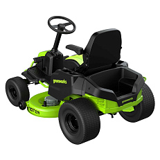 Greenworks GC82LT107 82V (107 см) - трактор садовый бесщеточный аккумуляторный с 6хАКБ 8 Ач + ЗУ GС82СР600