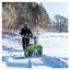 Greenworks GD82ST56 – колесный аккумуляторный снегоуборщик