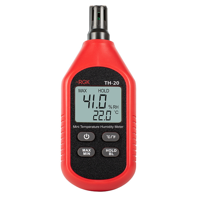 Термогигрометр электронный RGK TH-20 с поверкой
